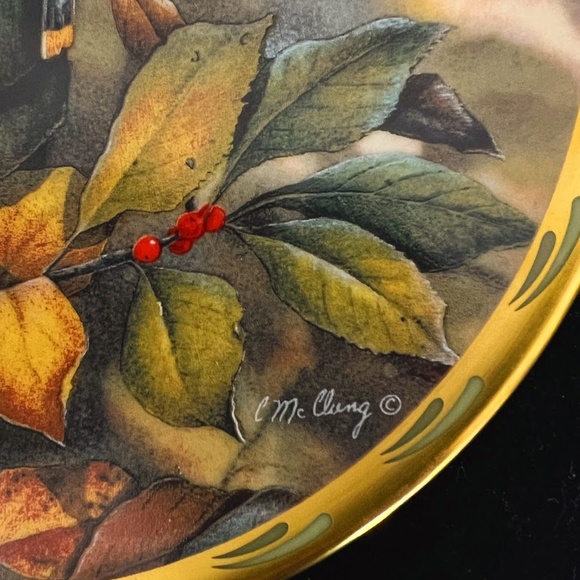"Among the Berries" Catherine McClung Lenox Plate - Picture 5 of 7